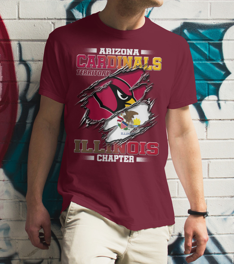 Arizona Cardinals Territory Illinois Chapter T-Shirt