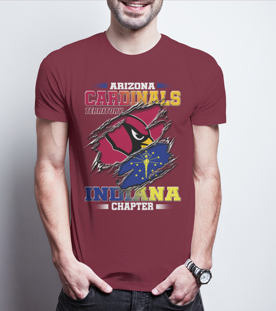 Arizona Cardinals Territory Indiana Chapter T-Shirt