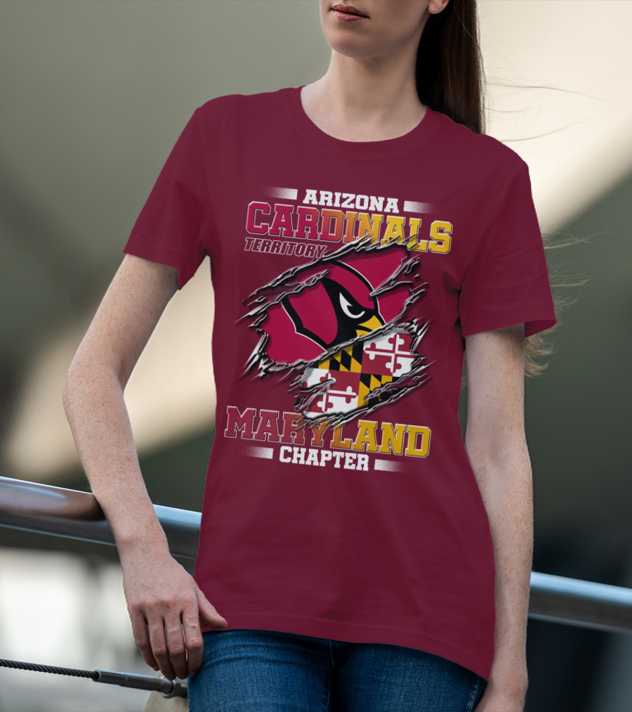 Arizona Cardinals Territory Maryland Chapter T-Shirt
