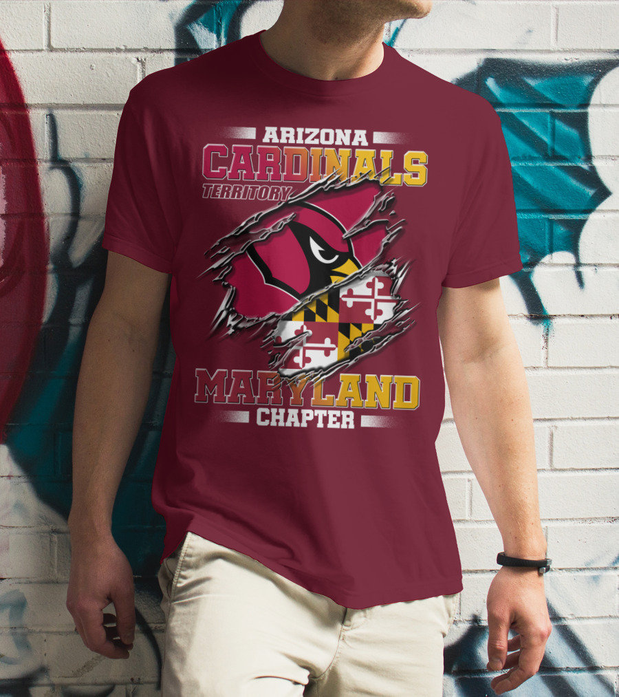 Arizona Cardinals Territory Maryland Chapter T-Shirt