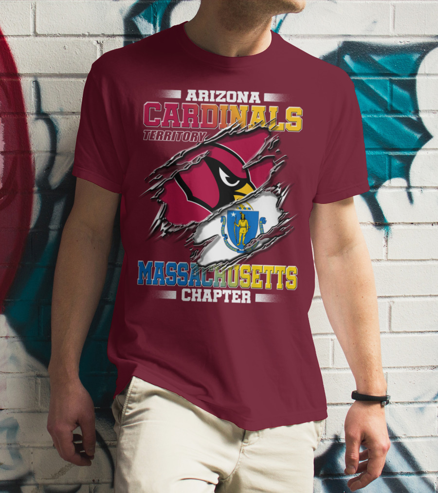 Arizona Cardinals Territory Massachusetts Chapter T-Shirt