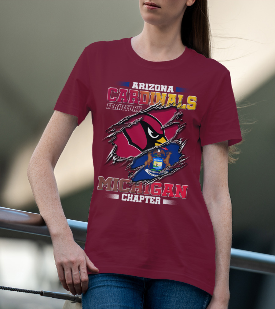 Arizona Cardinals Territory Michigan Chapter T-Shirt