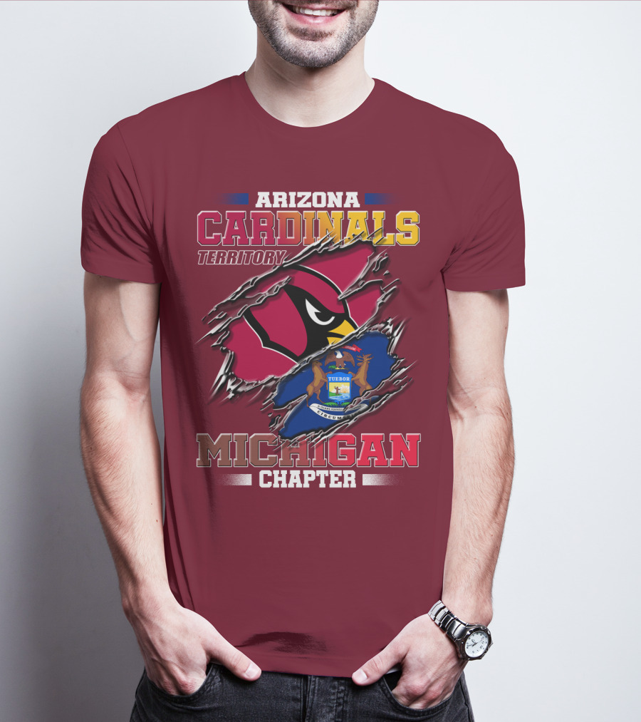 Arizona Cardinals Territory Michigan Chapter T-Shirt