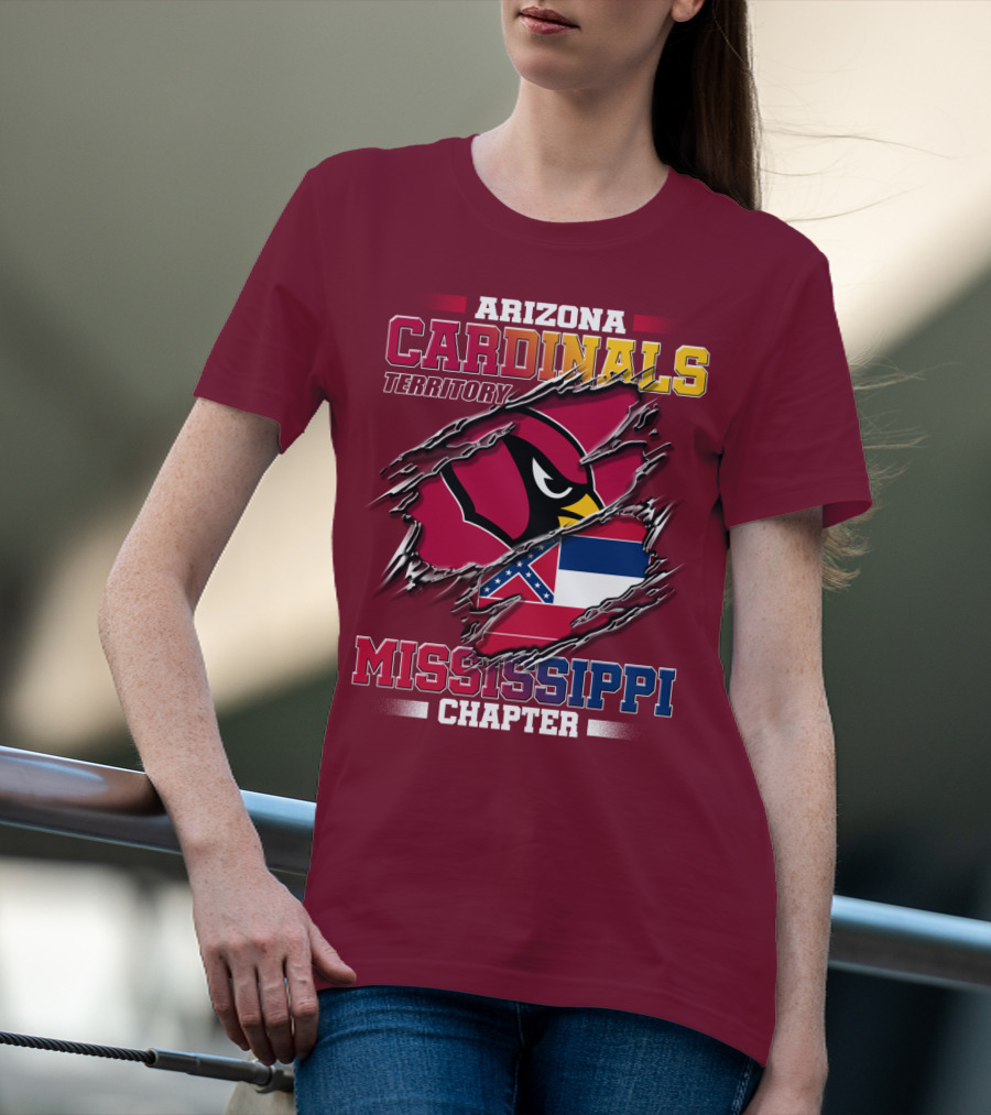 Arizona Cardinals Territory Mississippi Chapter T-Shirt