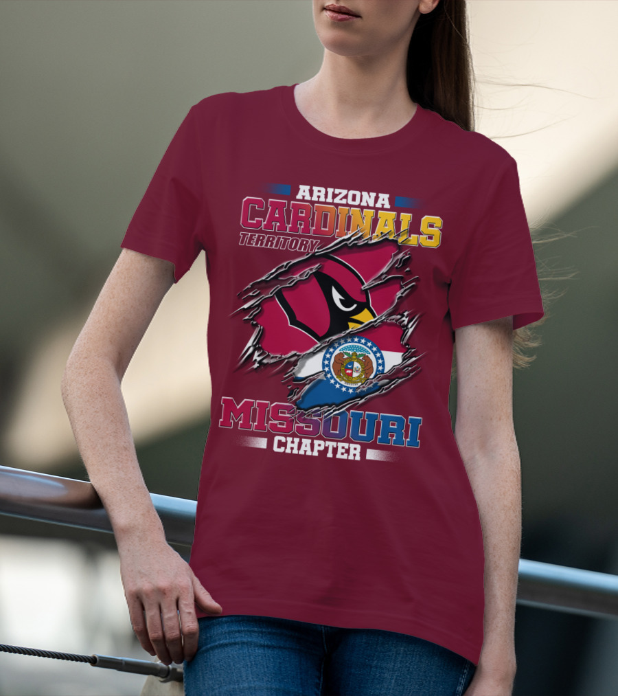 Arizona Cardinals Territory Missouri Chapter T-Shirt