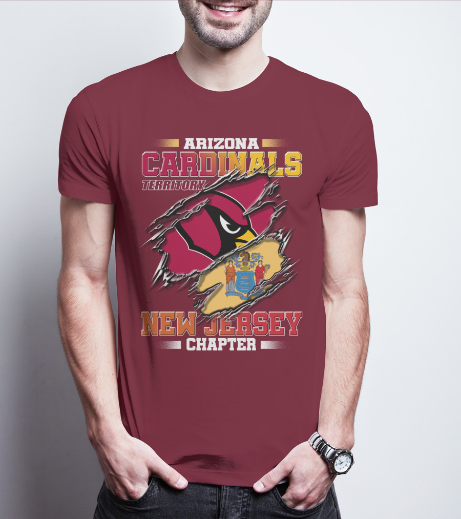 Arizona Cardinals Territory New Jersey Chapter T-Shirt