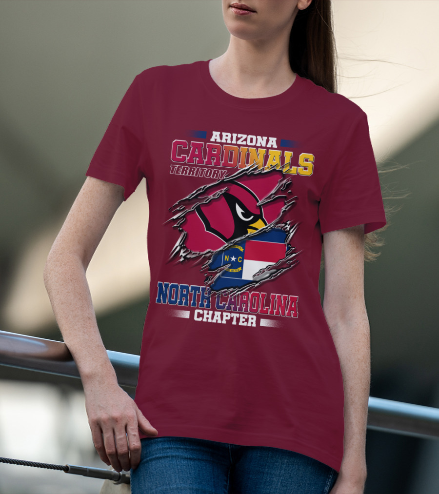 Arizona Cardinals Territory North Carolina Chapter T-Shirt