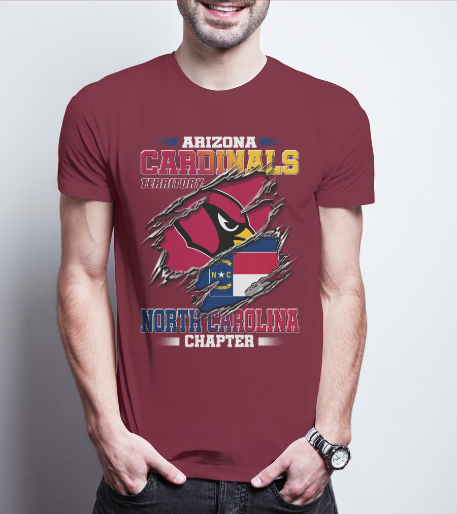 Arizona Cardinals Territory North Carolina Chapter T-Shirt