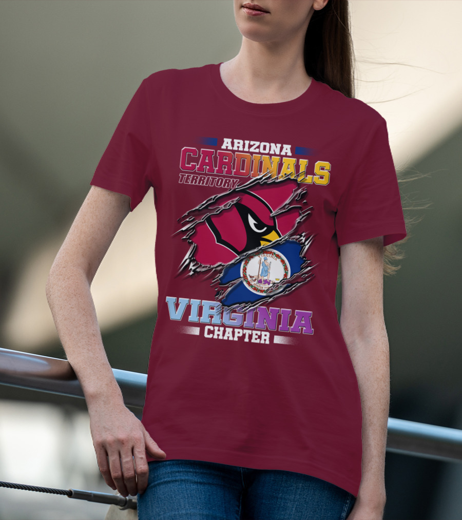 Arizona Cardinals Territory Virginia Chapter T-Shirt