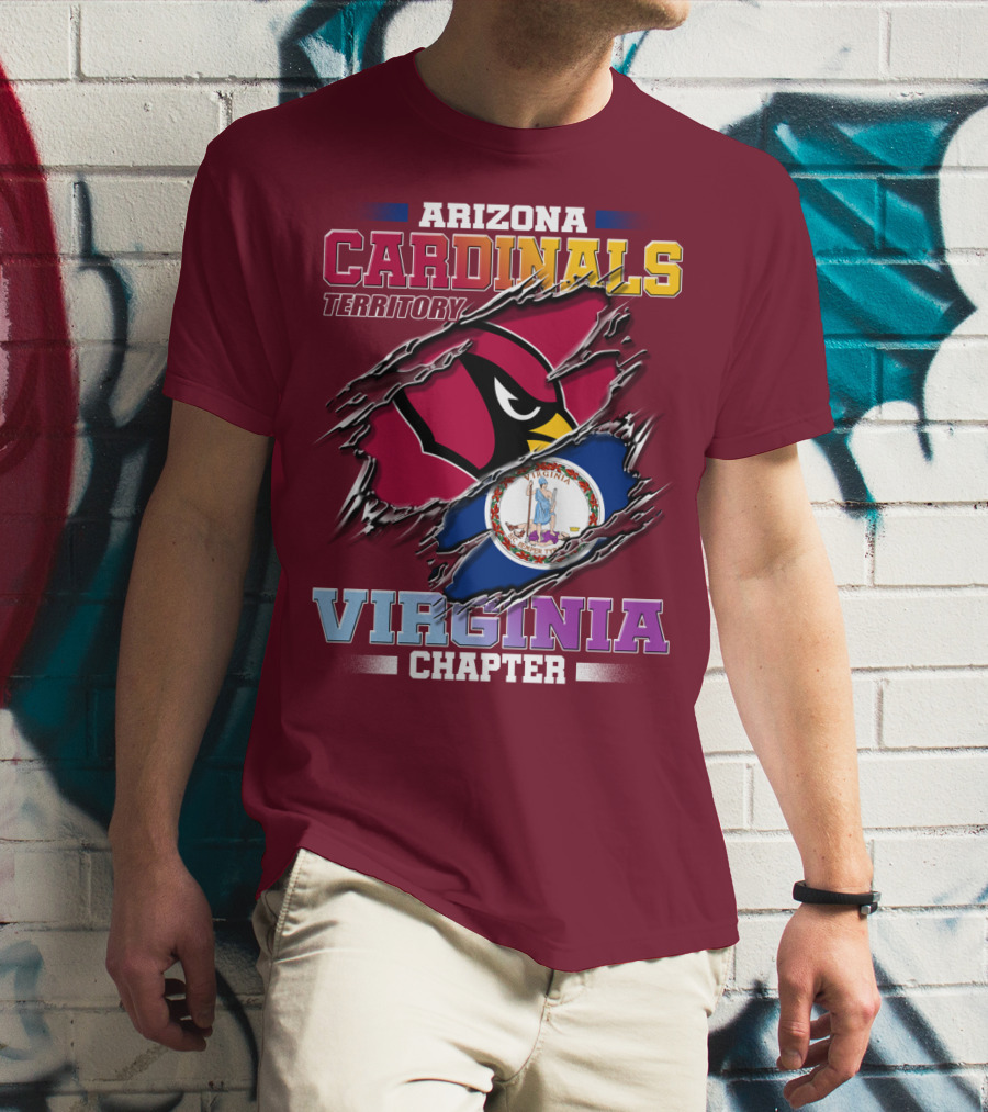Arizona Cardinals Territory Virginia Chapter T-Shirt