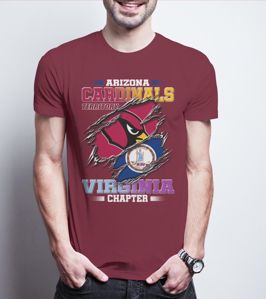 Arizona Cardinals Territory Virginia Chapter T-Shirt