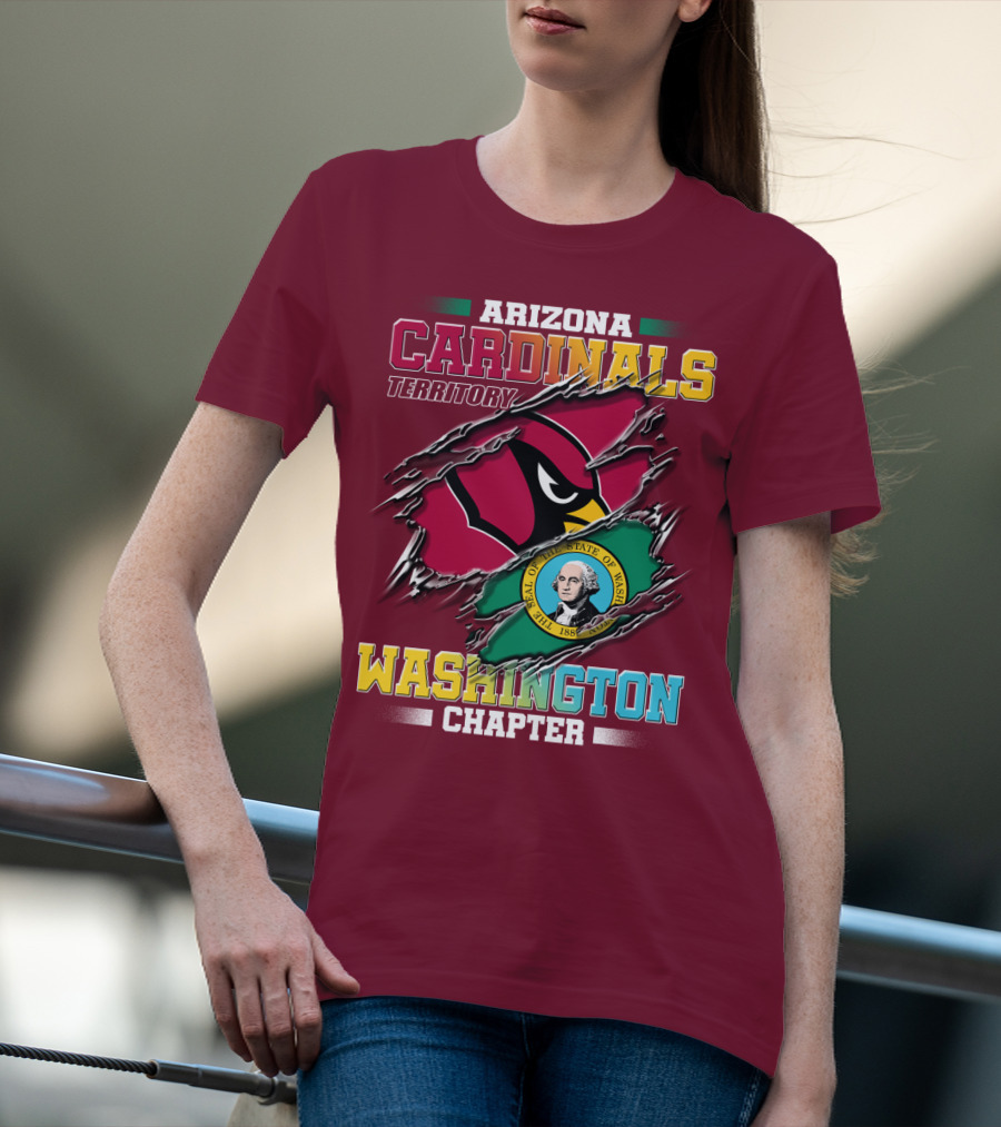 Arizona Cardinals Territory Washington Chapter T-Shirt