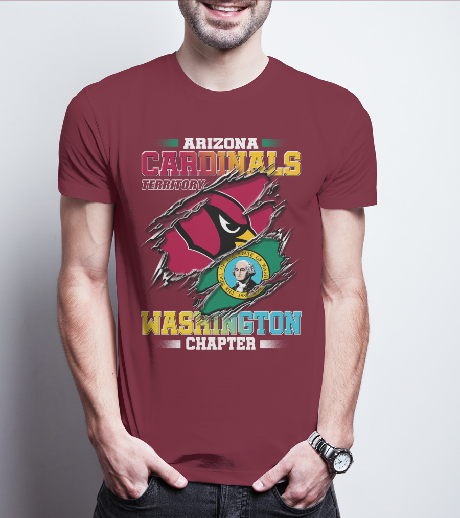 Arizona Cardinals Territory Washington Chapter T-Shirt