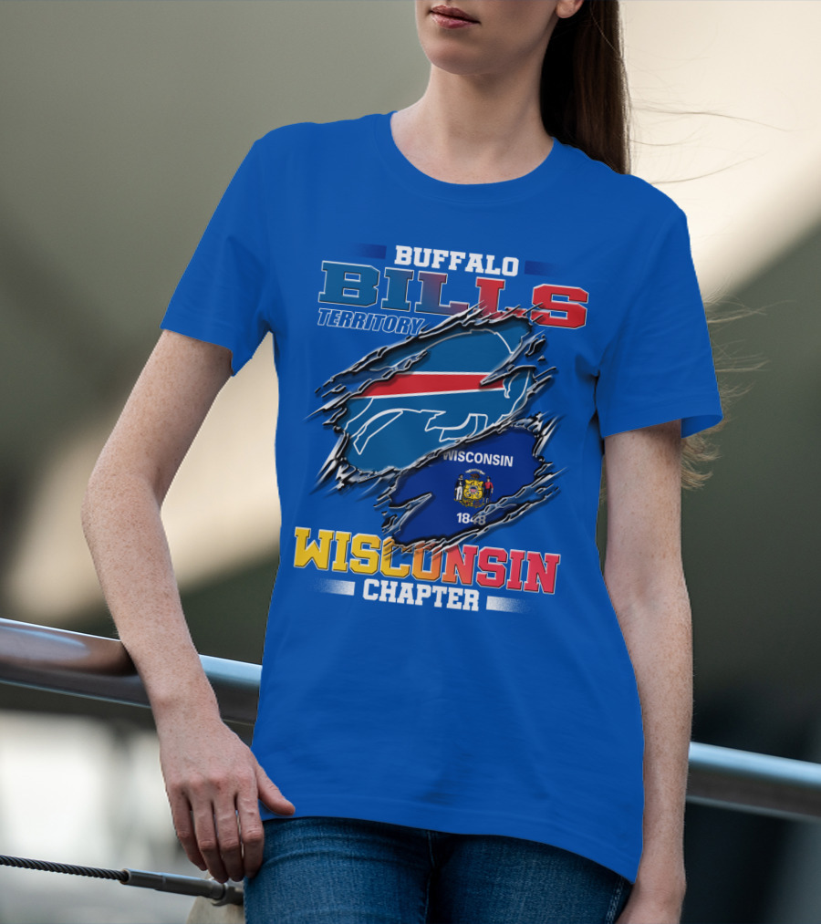 Buffalo Bills Territory Wisconsin Chapter 1848 T-Shirt