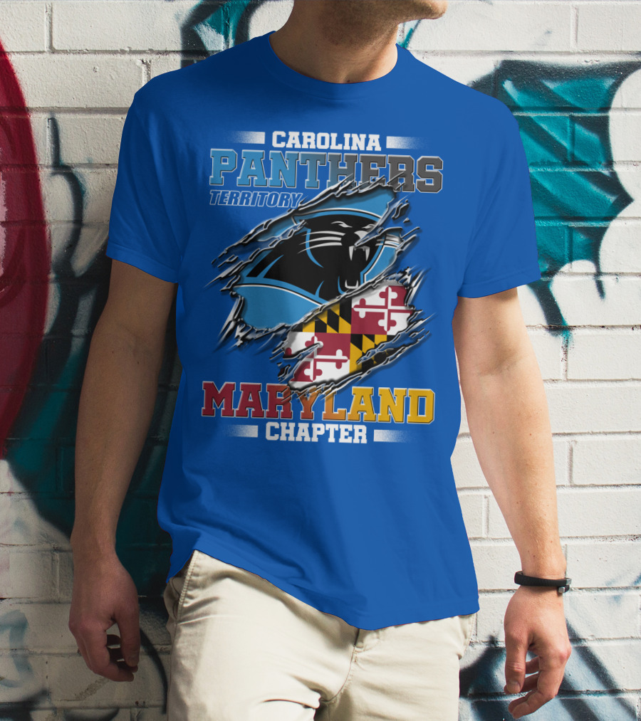 Carolina Panthers Territory Maryland Chapter T-Shirt