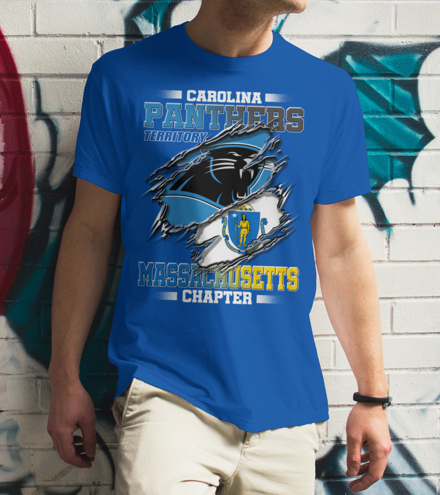 CAROLINA PANTHERS TERRITORY MASSACHUSETTS CHAPTER T-Shirt