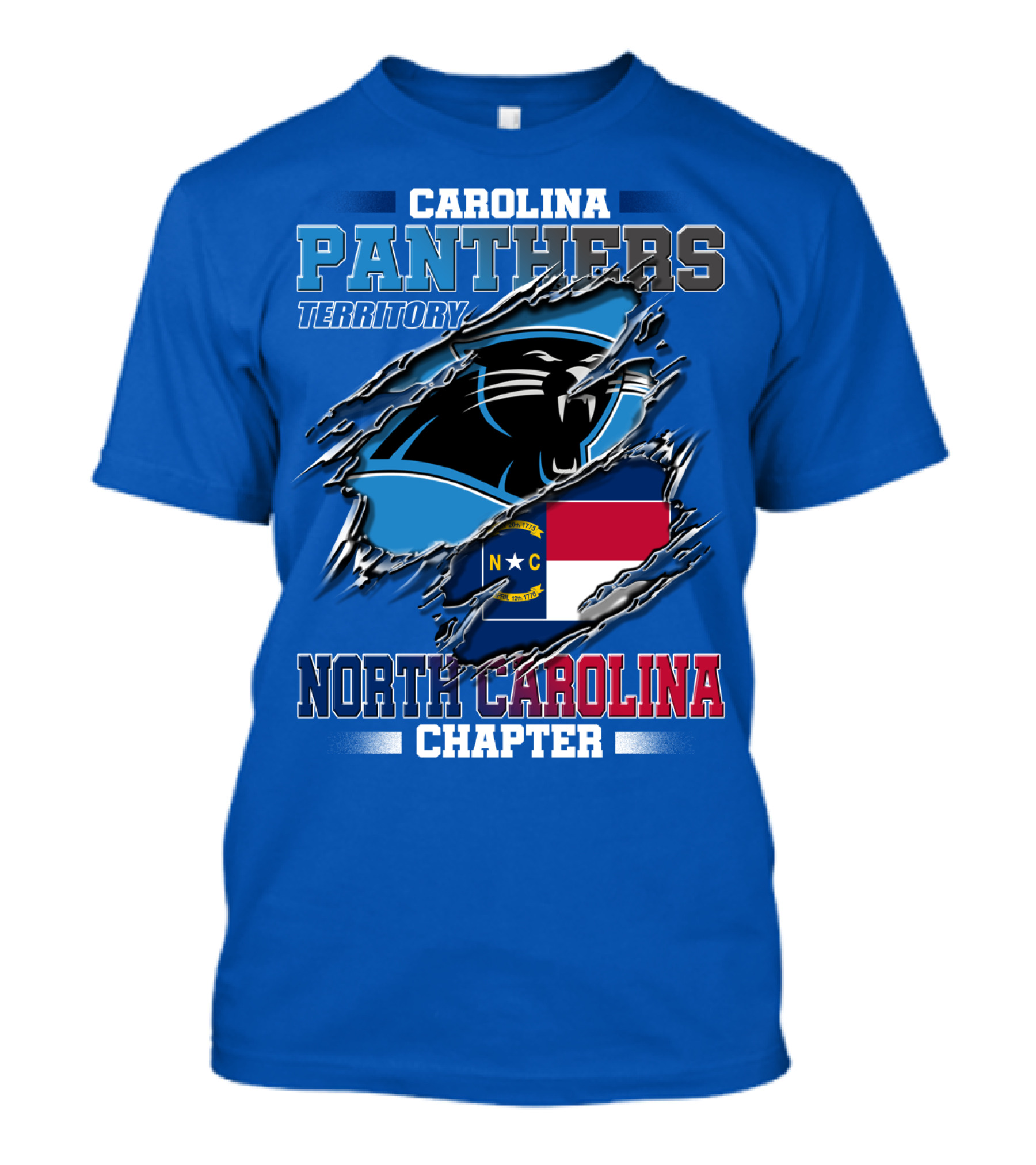 Carolina Panthers Territory North Carolina Chapter T-Shirt
