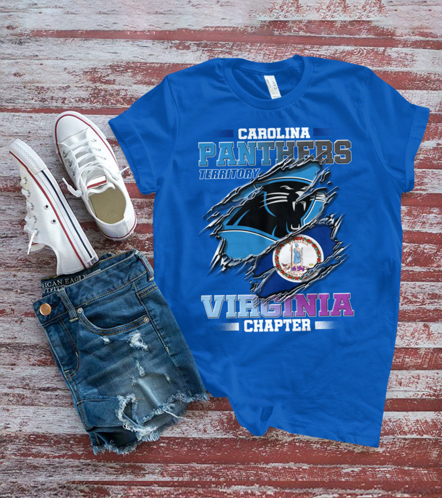 CAROLINA PANTHERS TERRITORY VIRGINIA CHAPTER T-Shirt