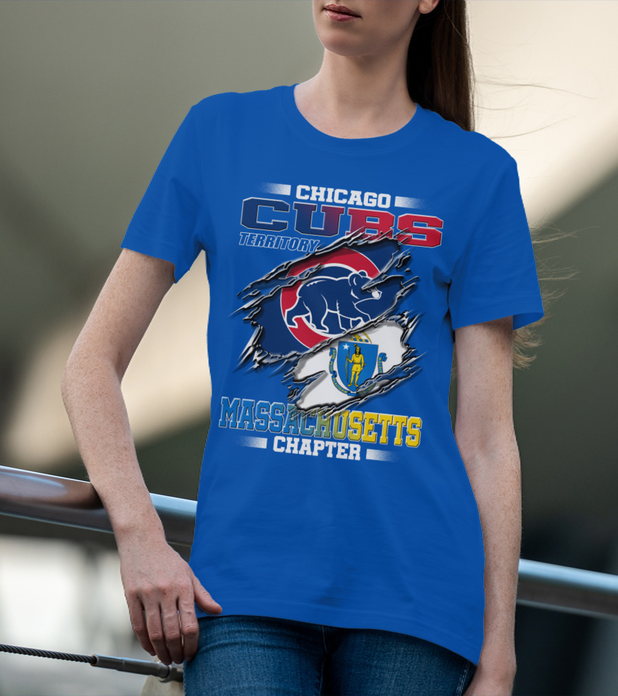 Chicago Cubs Territory Massachusetts Chapter T-Shirt