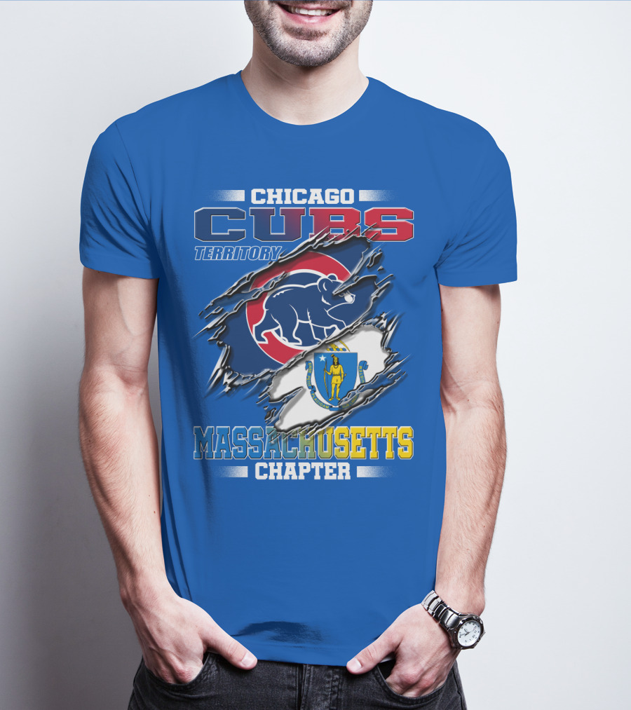 Chicago Cubs Territory Massachusetts Chapter T-Shirt