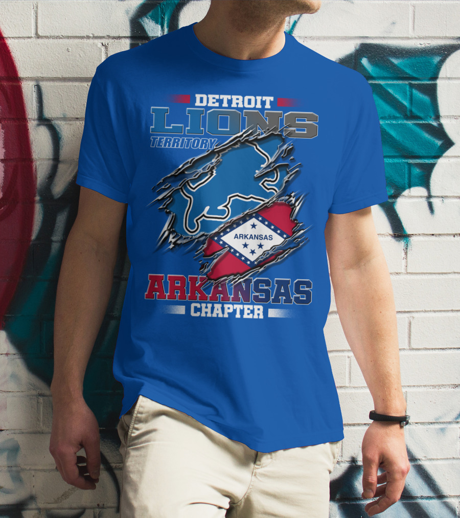Detroit Lions Territory Arkansas Chapter T-Shirt