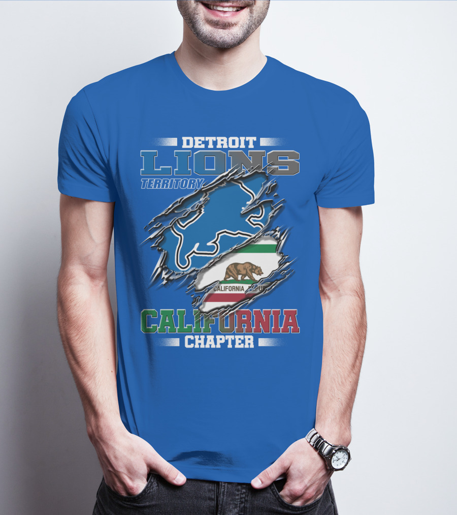 DETROIT LIONS TERRITORY CALIFORNIA CHAPTER T-Shirt