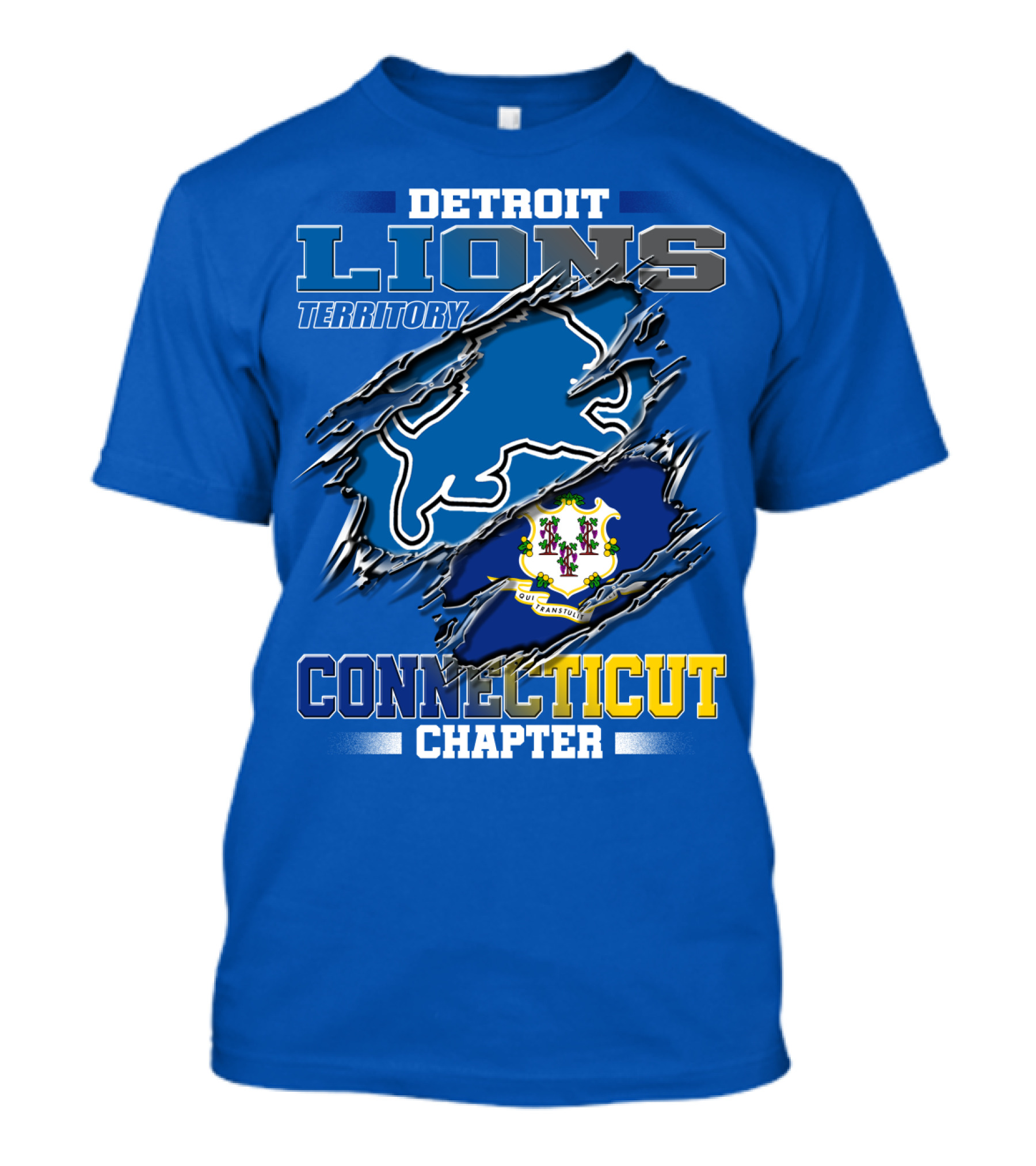 Detroit Lions Territory Connecticut Chapter T-Shirt