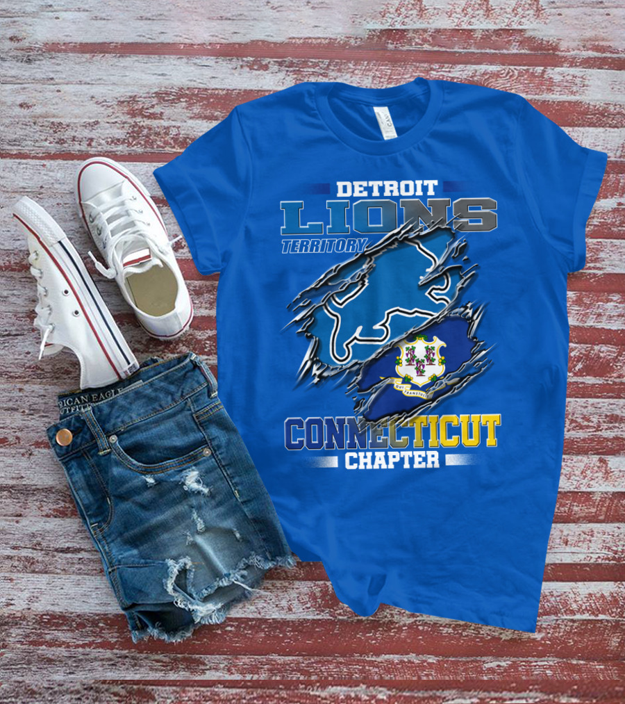 Detroit Lions Territory Connecticut Chapter T-Shirt
