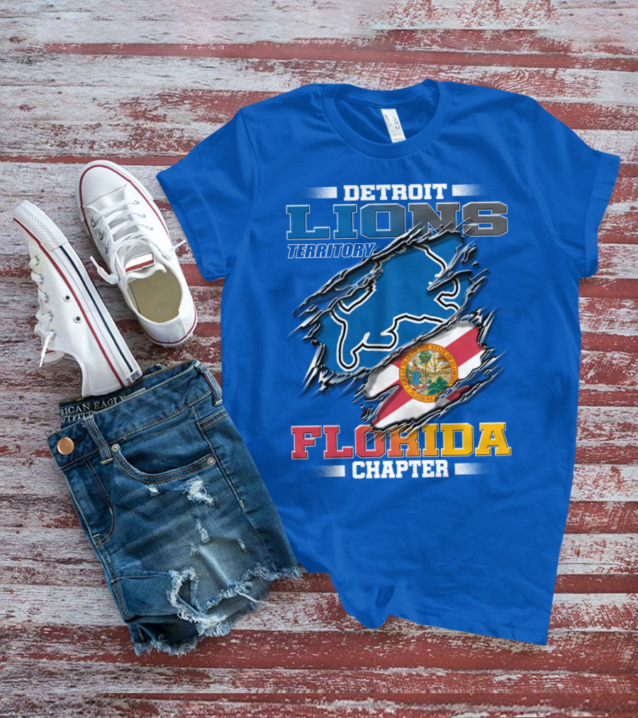 Detroit Lions Territory Florida Chapter T-Shirt