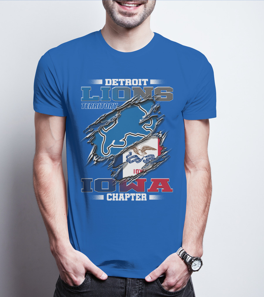 DETROIT LIONS TERRITORY IOWA CHAPTER T-Shirt