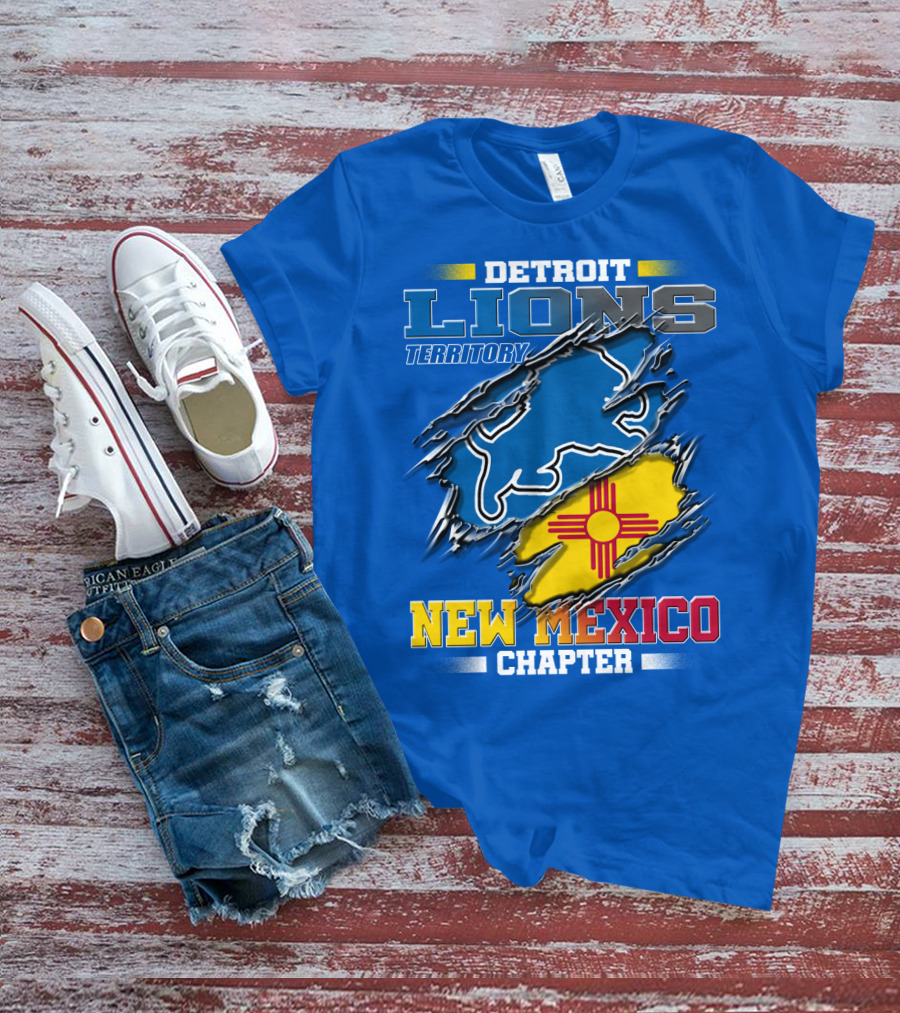 Detroit Lions Territory New Mexico Chapter T-Shirt