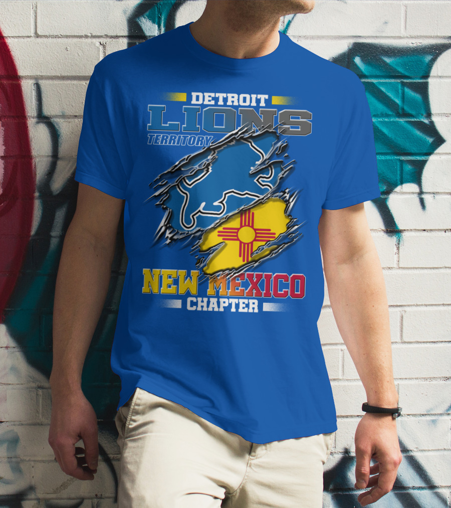 Detroit Lions Territory New Mexico Chapter T-Shirt