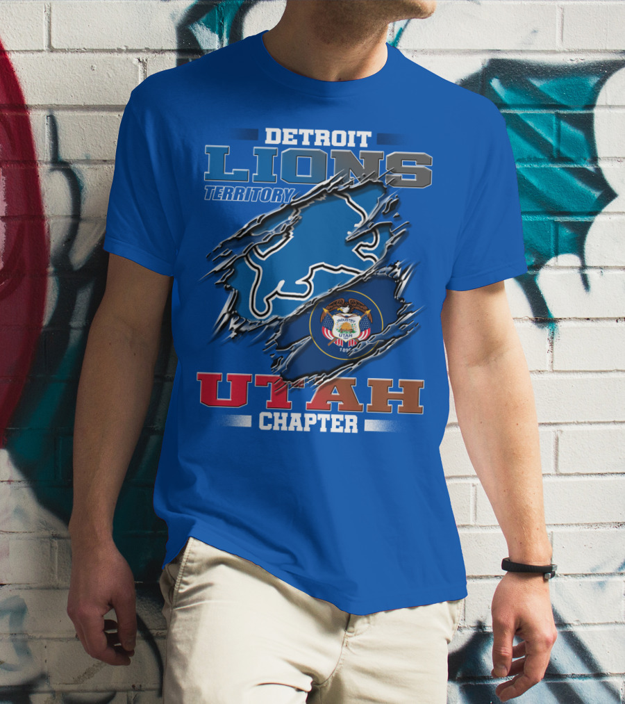 DETRIOT LIONS TERRITORY UTAH CHAPTER T-Shirt