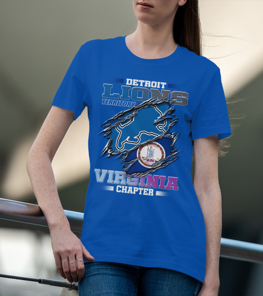 DETROIT LIONS TERRITORY VIRGINIA CHAPTER T-Shirt