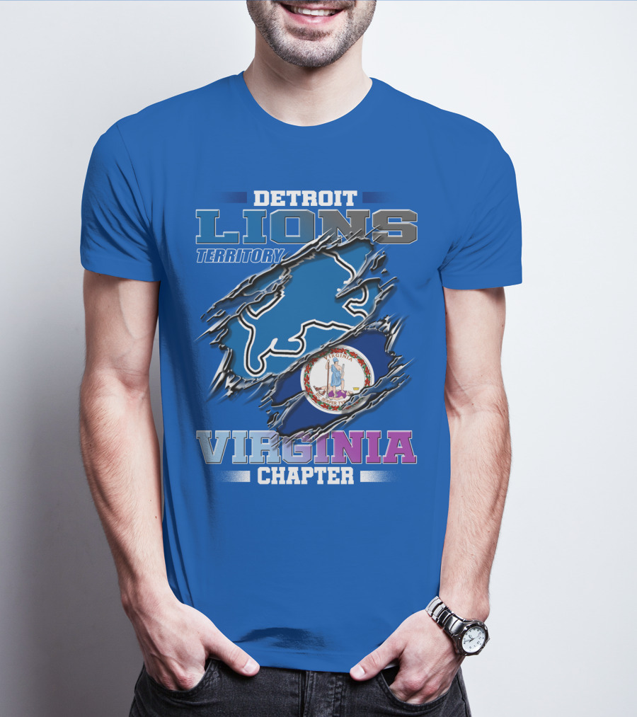 DETROIT LIONS TERRITORY VIRGINIA CHAPTER T-Shirt