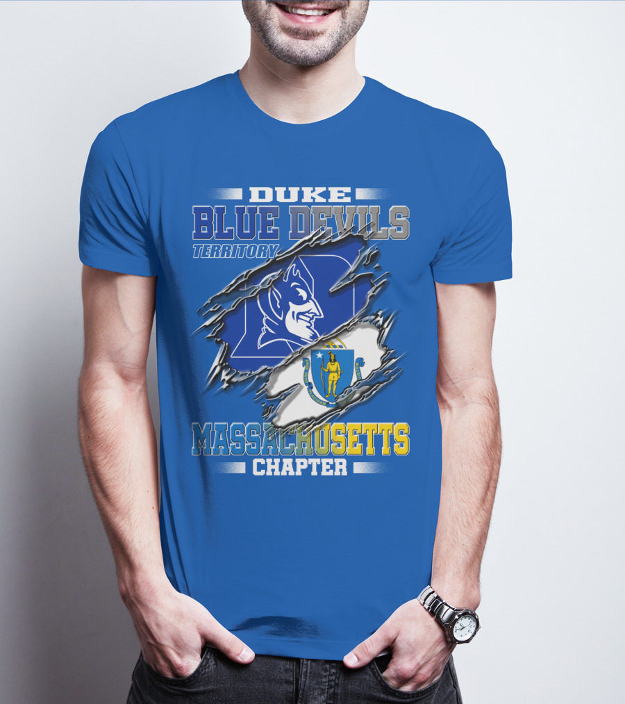 DUKE BLUE DEVILS TERRITORY MASSACHUSETTS CHAPTER T-Shirt