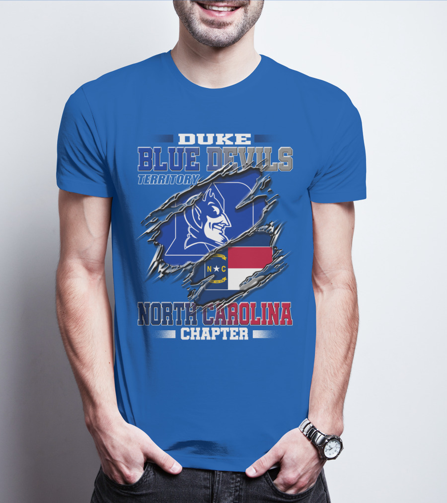 Duke Blue Devils Territory North Carolina Chapter T-Shirt