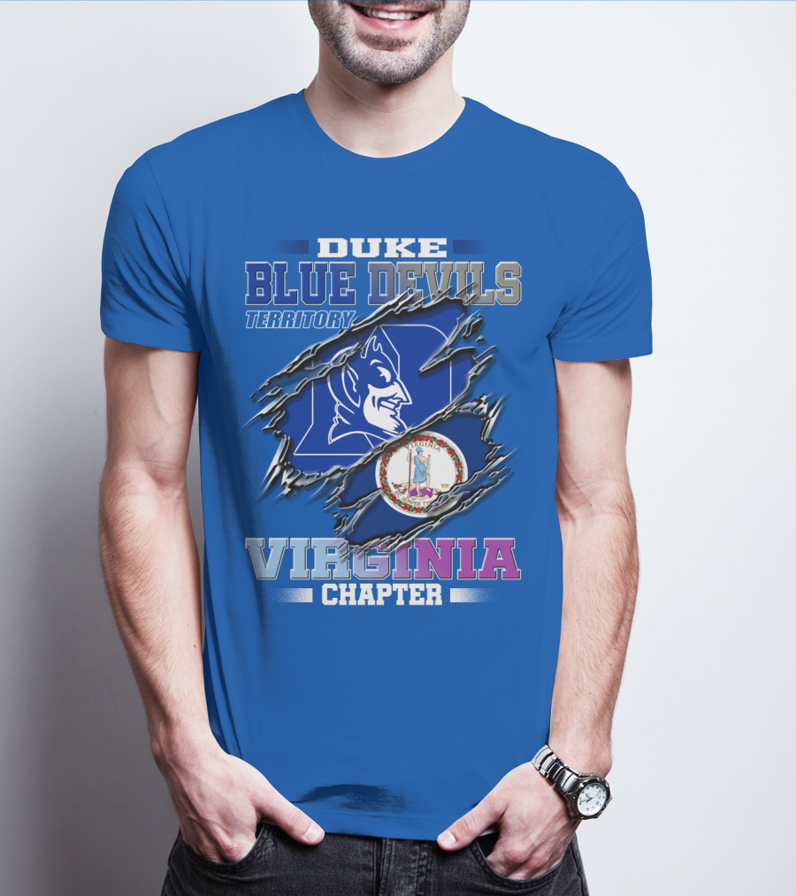 Duke Blue Devils Territory Virginia Chapter T-Shirt