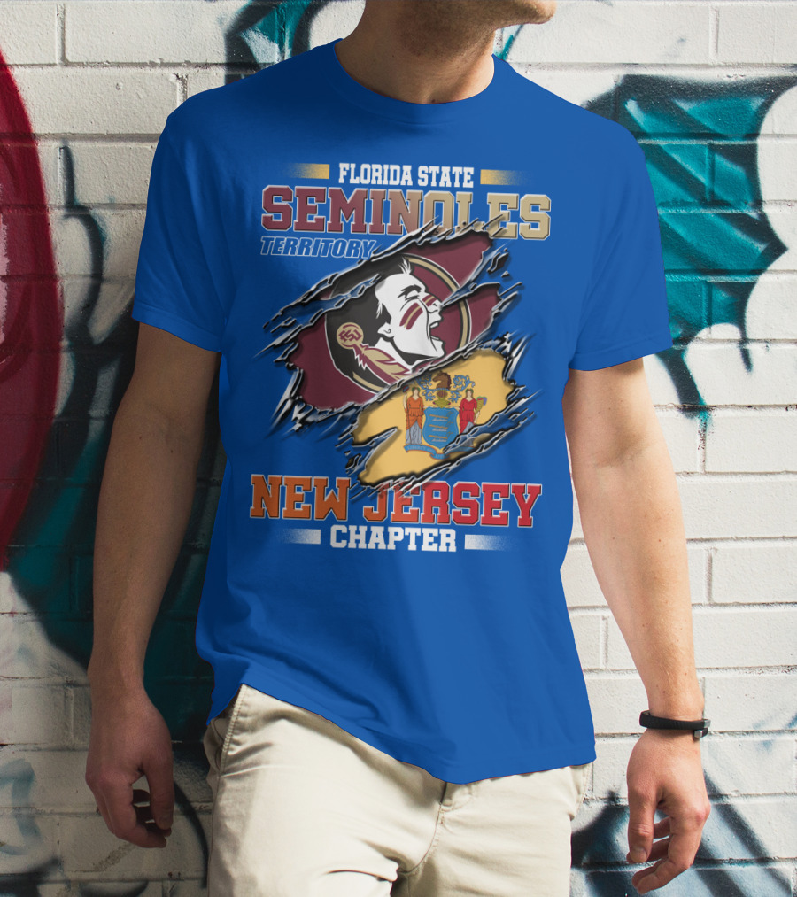 Florida State Seminoles Territory New Jersey Chapter T-Shirt
