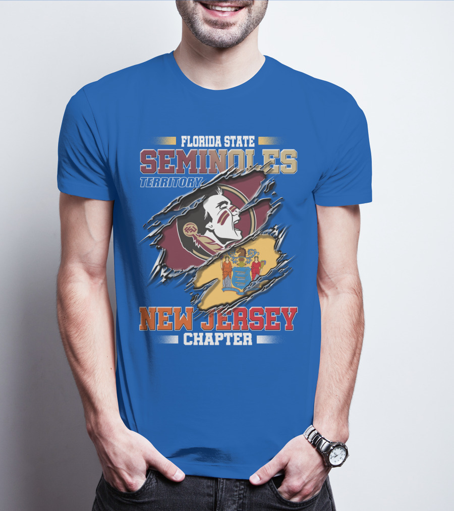 Florida State Seminoles Territory New Jersey Chapter T-Shirt
