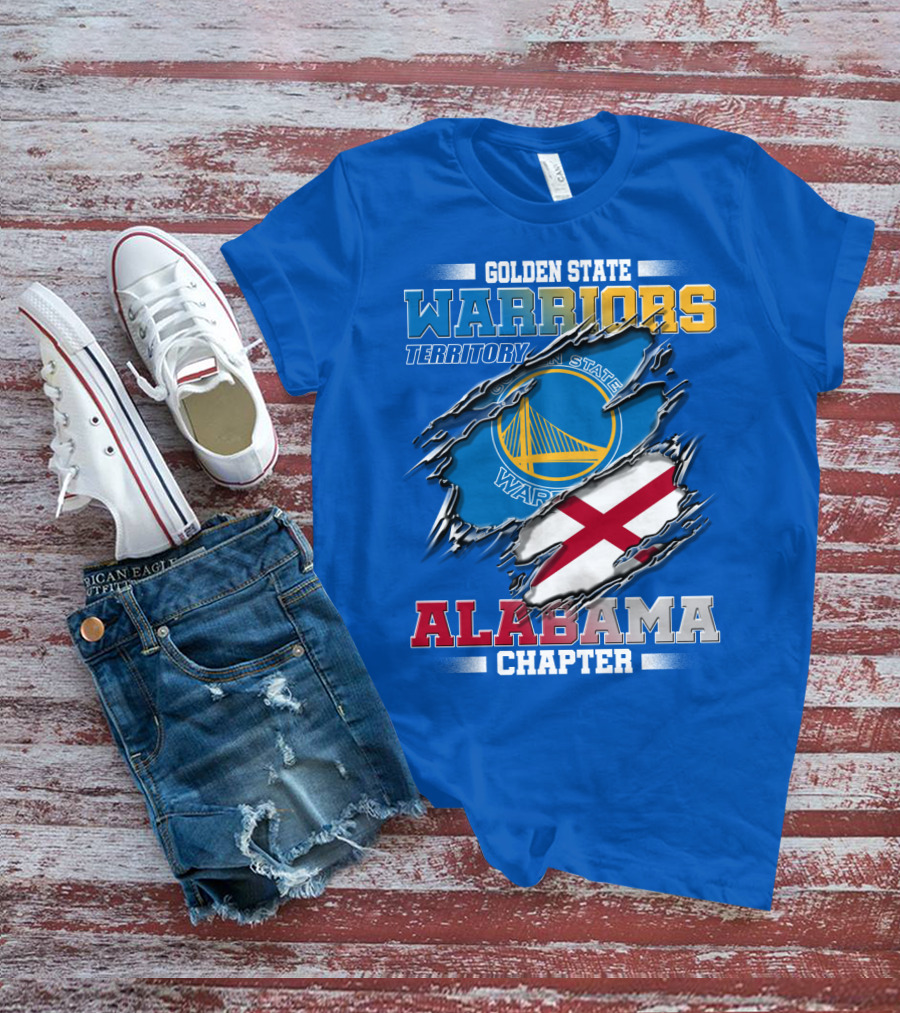 Golden State Warriors Territory Alabama Chapter T-Shirt