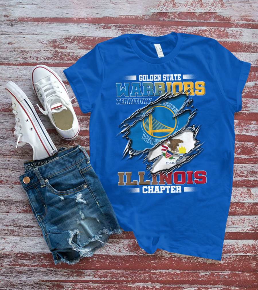 Golden State Warriors Territory Illinois Chapter T-Shirt