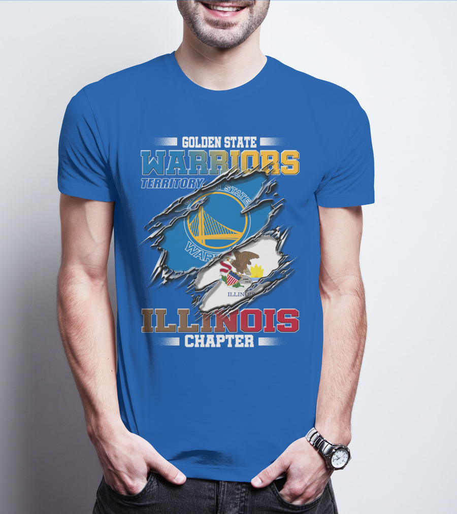 Golden State Warriors Territory Illinois Chapter T-Shirt