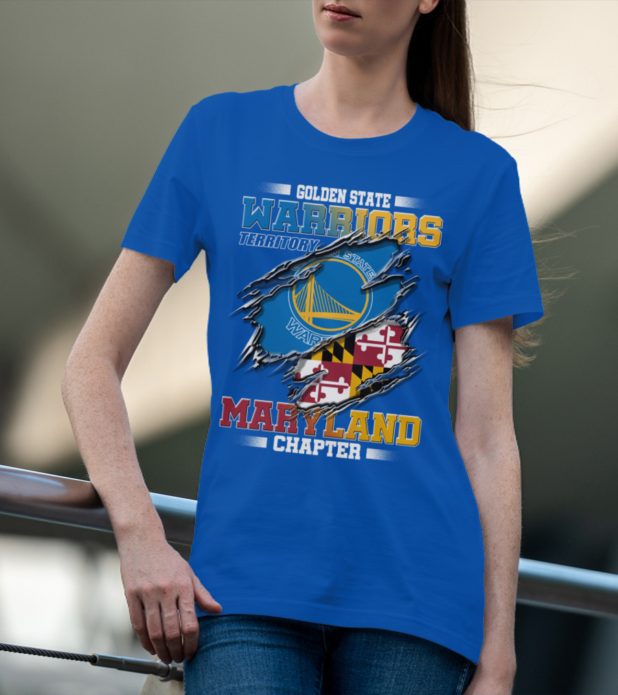 Golden State Warriors Territory Maryland Chapter T-Shirt