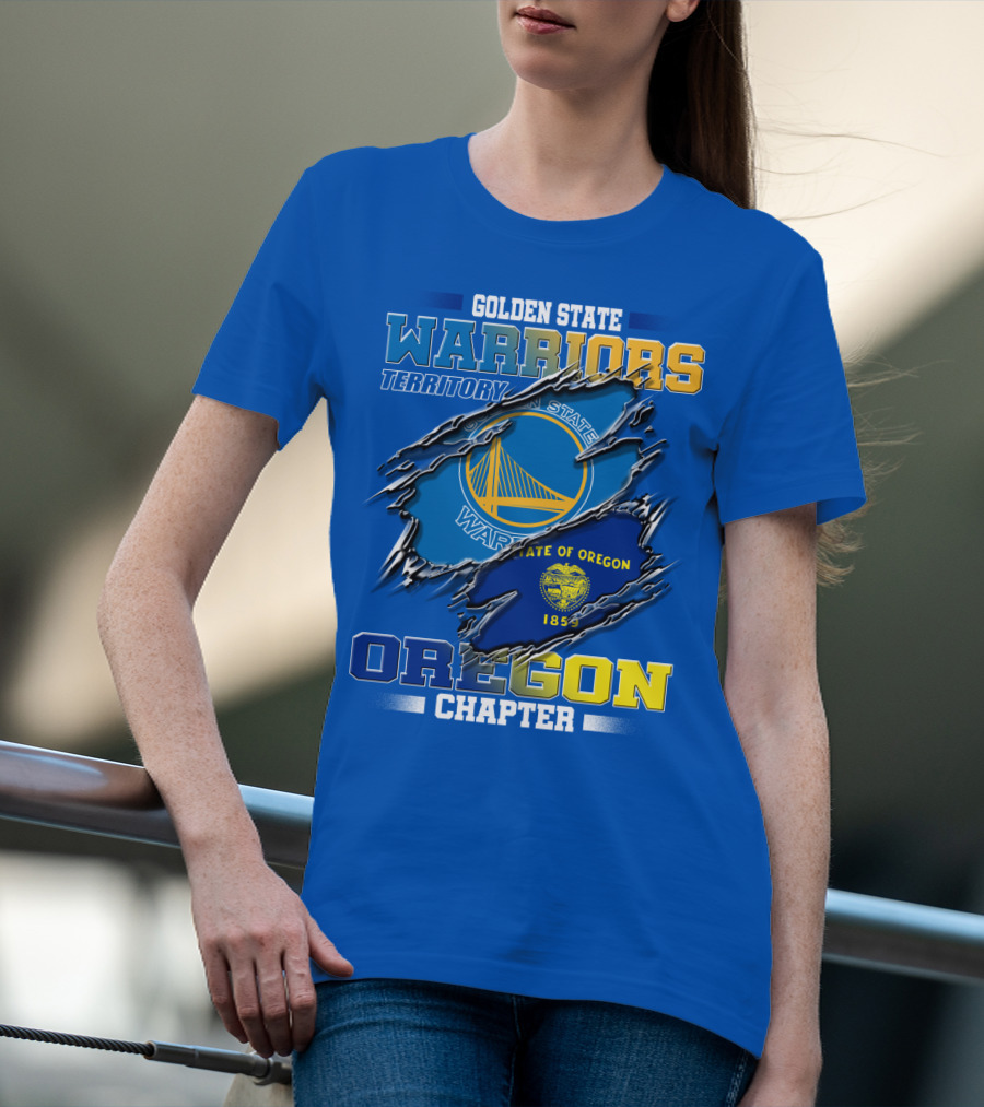 Golden State Warriors Territory State Of Oregon Chapter 1859 T-Shirt