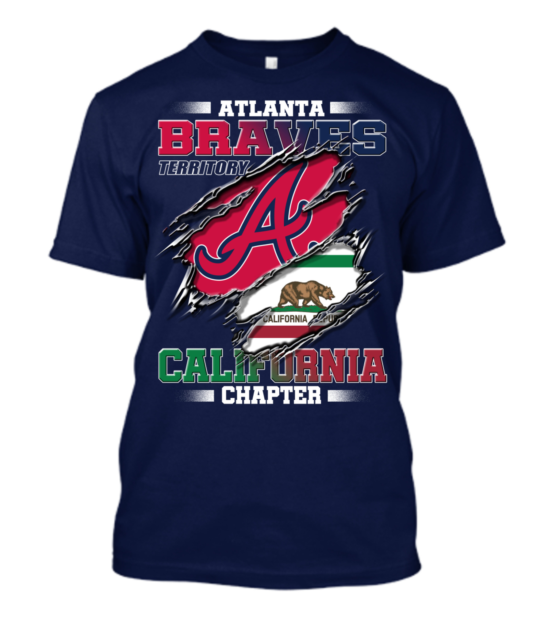 Atlanta Braves Territory California Chapter T-Shirt