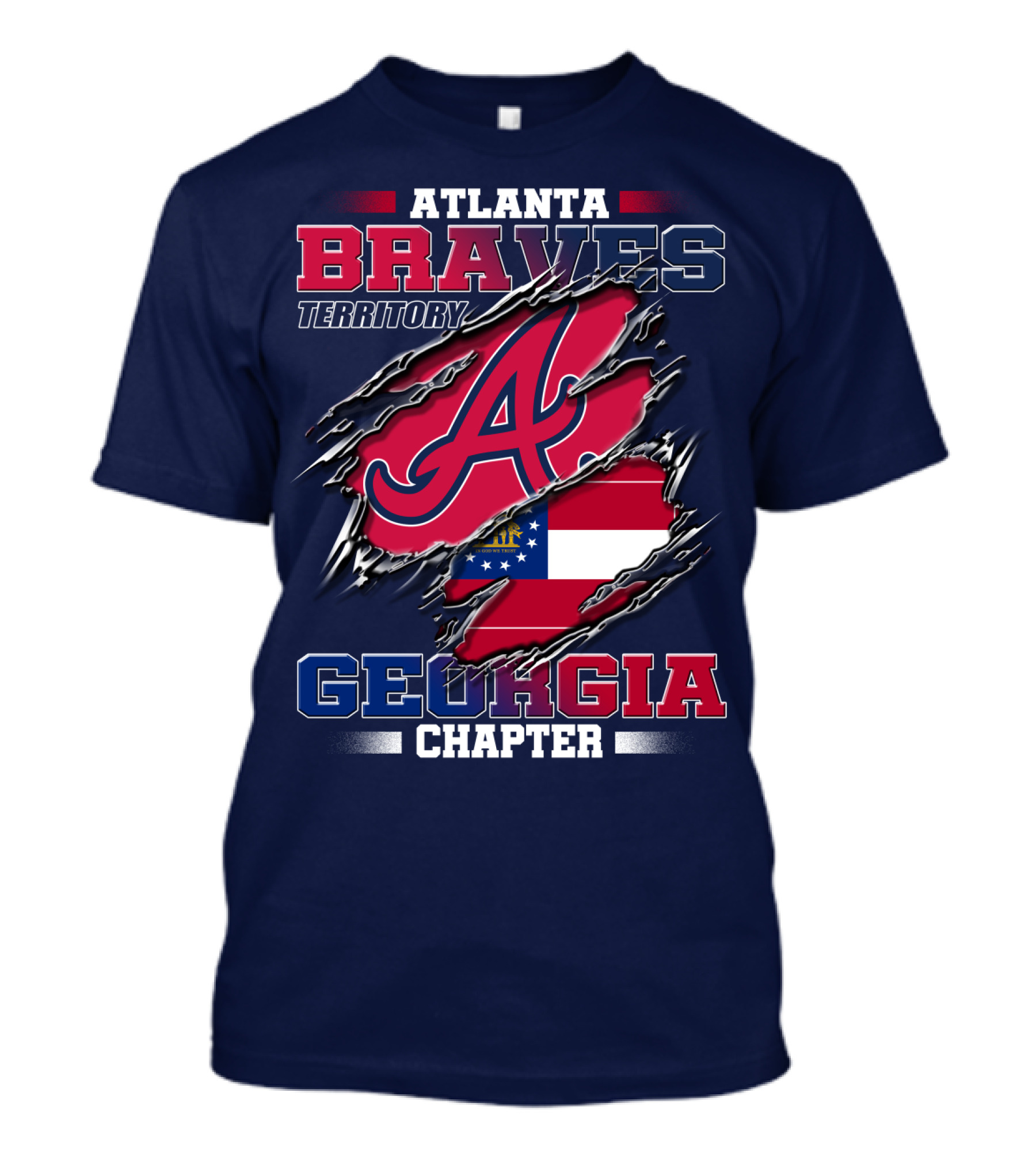 Atlanta Braves Territory Georgia Chapter T-Shirt