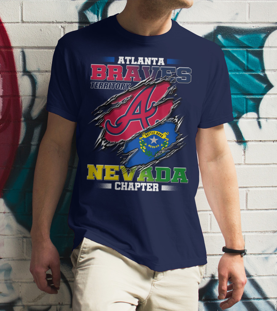 Atlanta Braves Territory Nevada Chapter Battle Born T-Shirt