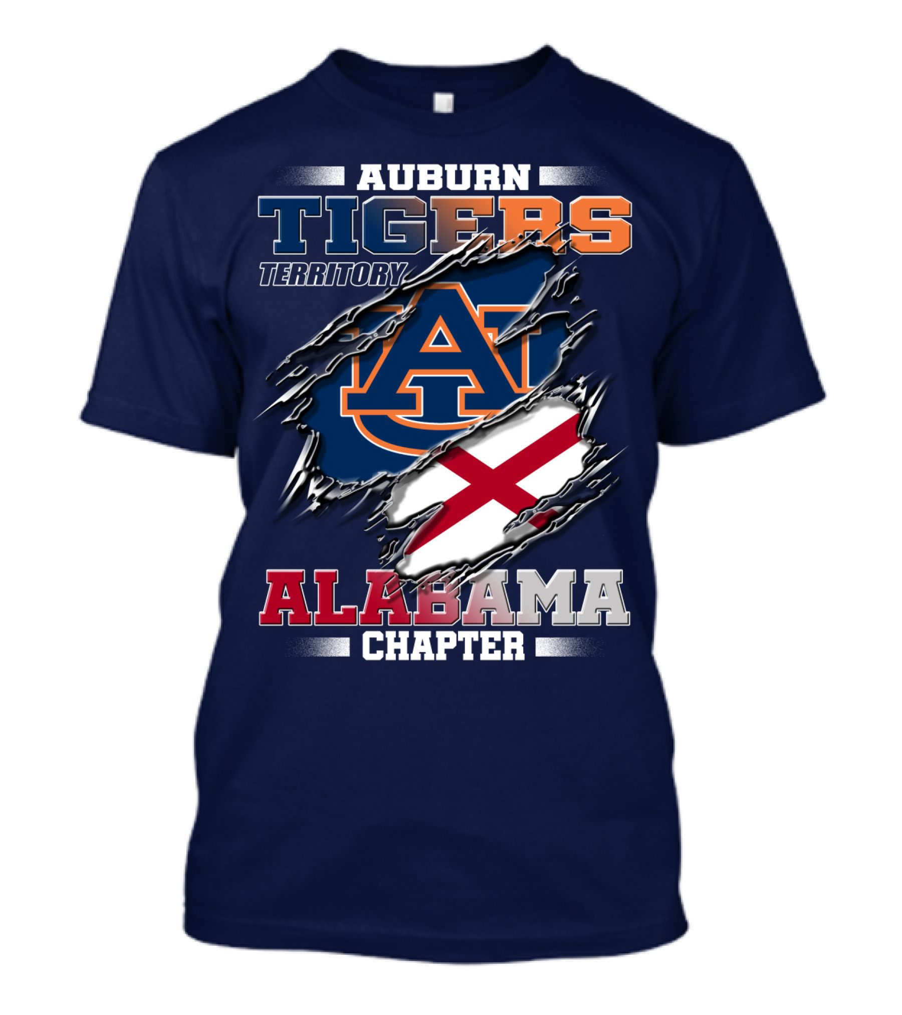 Auburn Tigers Territory Alabama Chapter T-Shirt