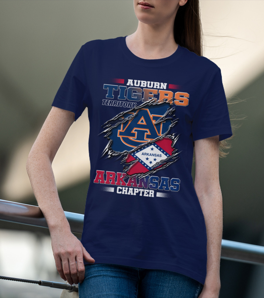 Auburn Tigers Territory Arkansas Chapter T-Shirt
